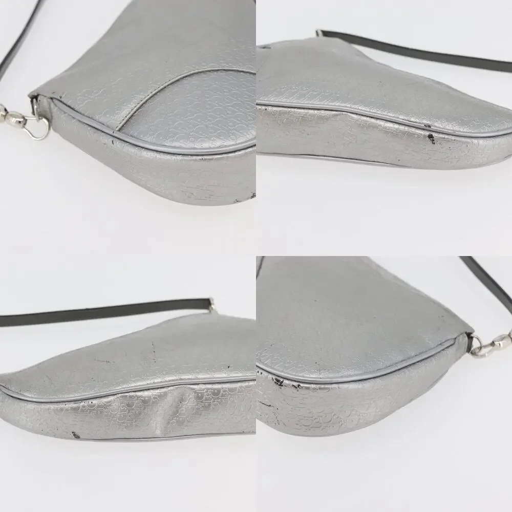 Dior Trotter Saddle Accessory Pouch Silver